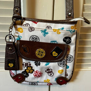 Kathy Van Zeeland Butterfly Crossbody Bag, Multicolor